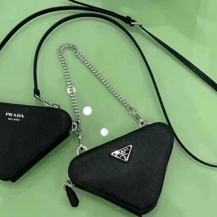 Pra*a triangle pouch